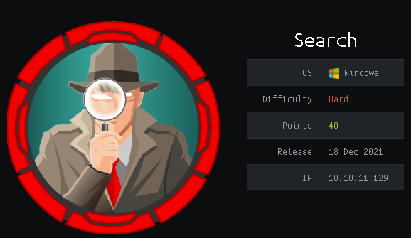 Search Machine - HackTheBox Windows Active Directory Challenge